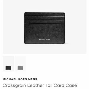 Crossgrain Leather Tall Card Case